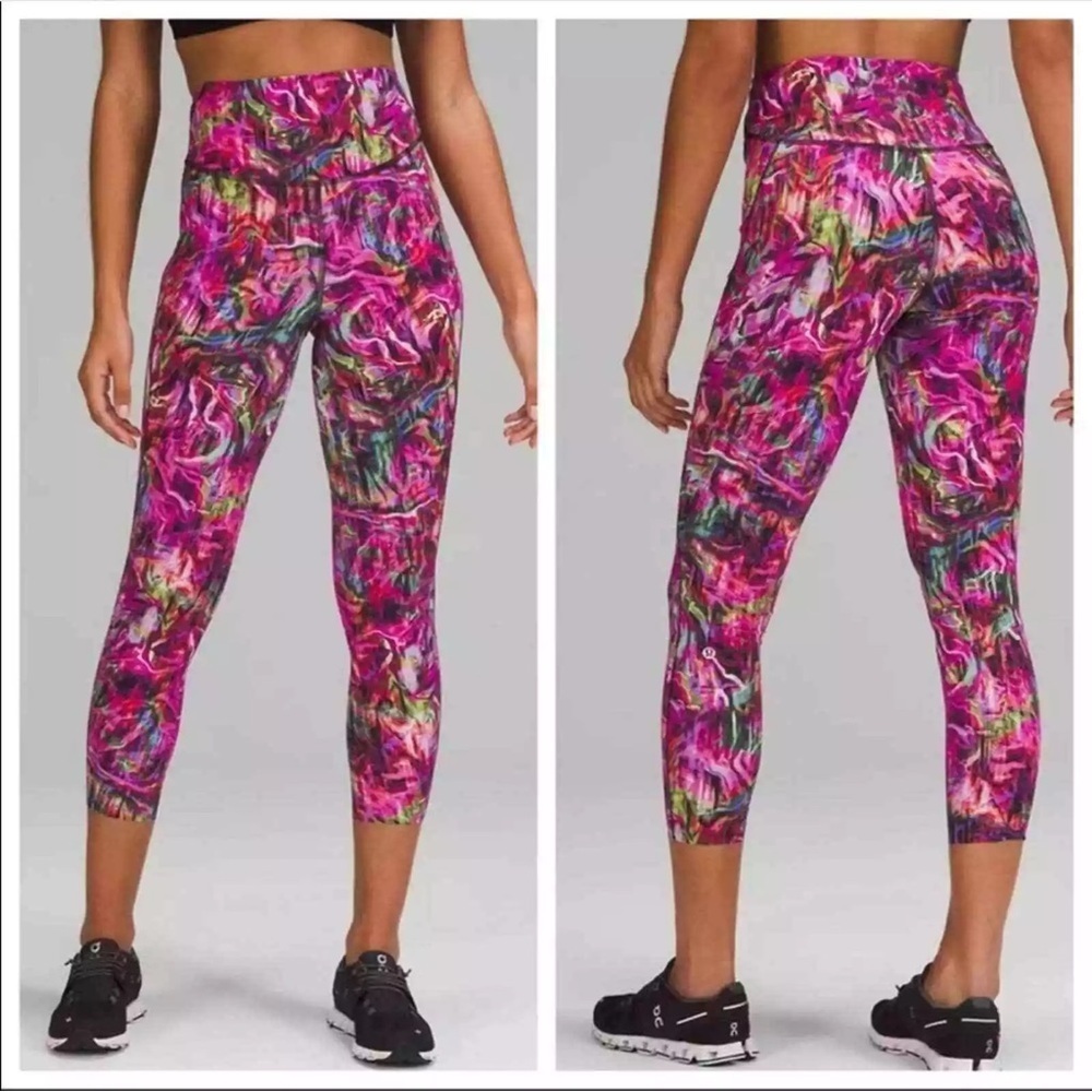 NWOT- Lululemon Base Pace High Rise Running Tight 25” Size 0 Hyper Flow - Picture 3 of 11